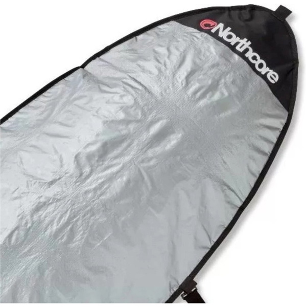 2026 Northcore Roll Top 5mm Verstelbare 5'4-7'2 Board Bag - Grey
